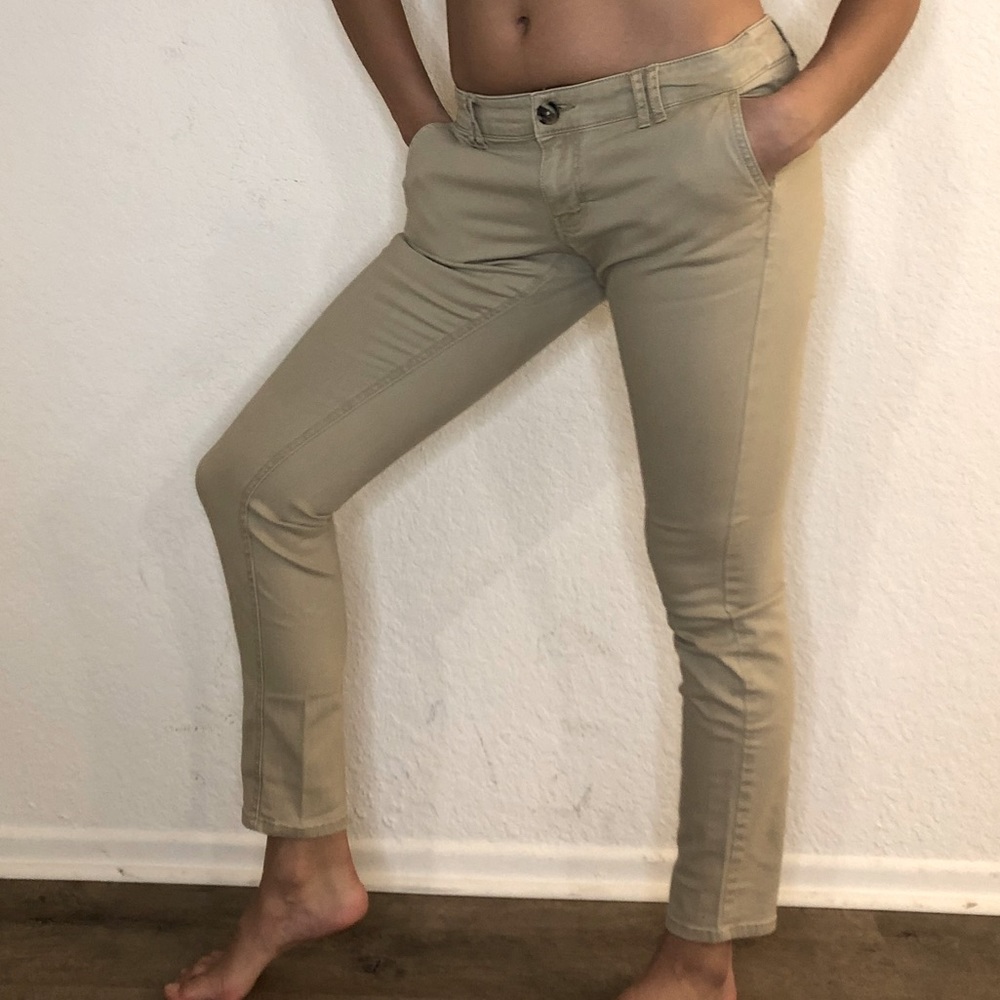Tight Khaki Women’s Pants